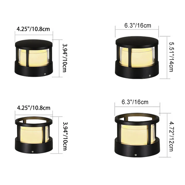Industriële Waterdichte Aluminium LED Buitenlamp | Moderne Tuin- & Padverlichting