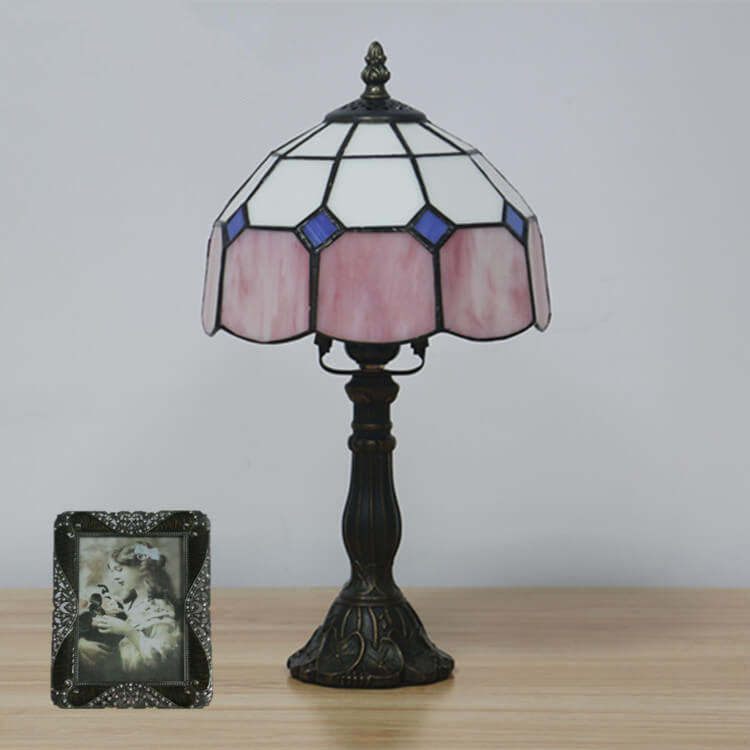 Designer Tafellamp – Handgemaakt Glas-in-Lood in Diverse Kleuren