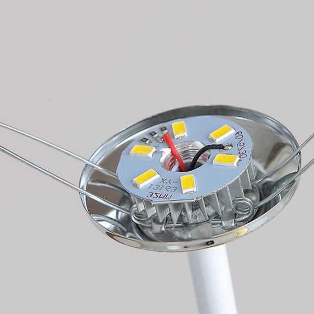 Scandinavische Moderne Houten Tafellamp met Geïntegreerde LED – USB Plug-In