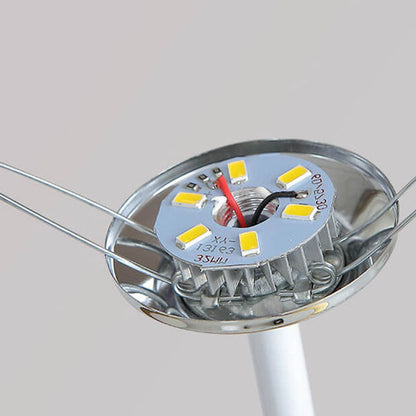 Scandinavische Moderne Houten Tafellamp met Geïntegreerde LED – USB Plug-In