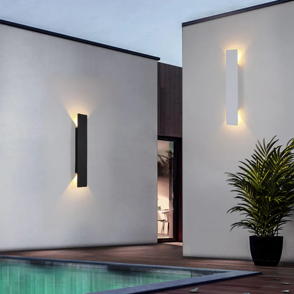 Moderne aluminium buitenlamp met waterdicht LED-ontwerp