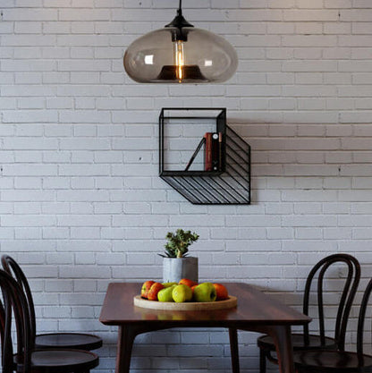 Industriële Glazen Hanglamp – Ø28 cm, Meerdere Kleuren, E26 Fitting