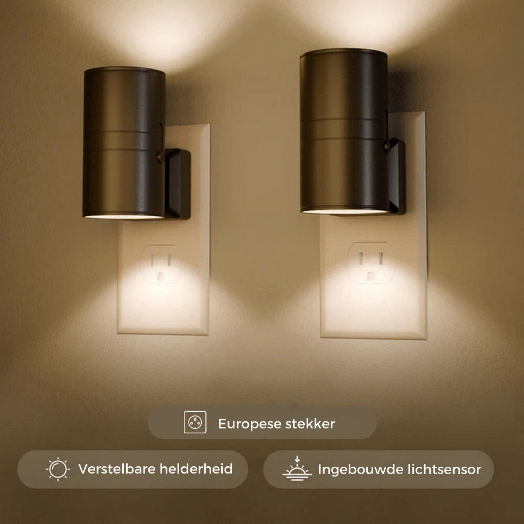 Dimbare LED Stekkerlamp met Sensor voor Moderne Interieurs
