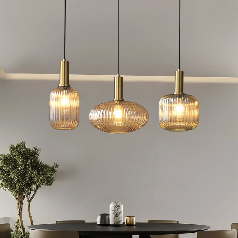 Moderne Glazen Hanglamp met Stijlvol Design