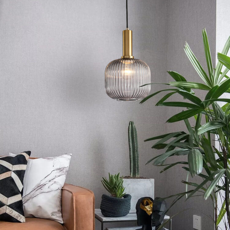 Moderne Glazen Hanglamp met Stijlvol Design