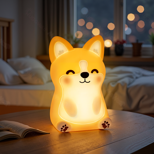Corgy - Honden LED Squishy Nachtlamp