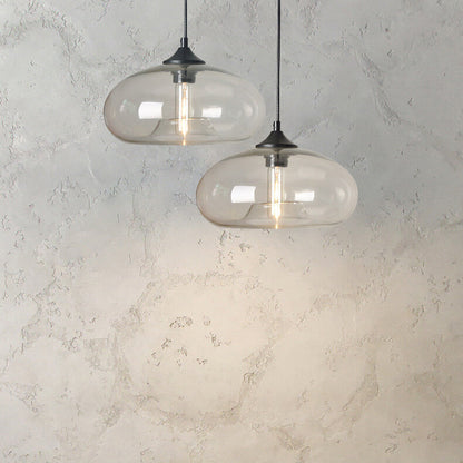 Industriële Glazen Hanglamp – Ø28 cm, Meerdere Kleuren, E26 Fitting