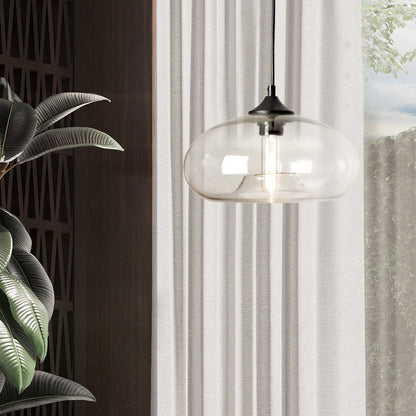 Industriële Glazen Hanglamp – Ø28 cm, Meerdere Kleuren, E26 Fitting