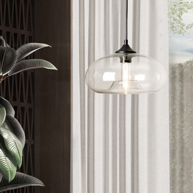 Industriële Glazen Hanglamp – Ø28 cm, Meerdere Kleuren, E26 Fitting