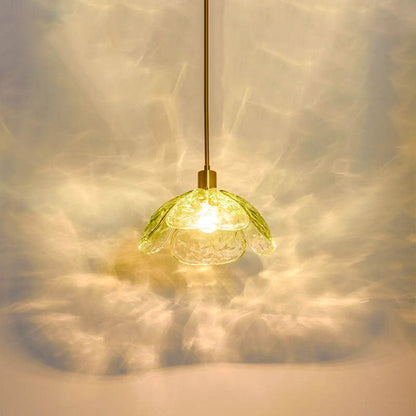 Moderne Glazen Hanglamp – Blauw, Groen of Roze – E26 Fitting