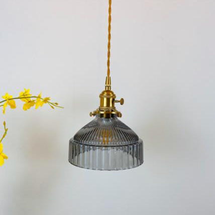 Industriële Hanglamp met Glas & Metaal Design