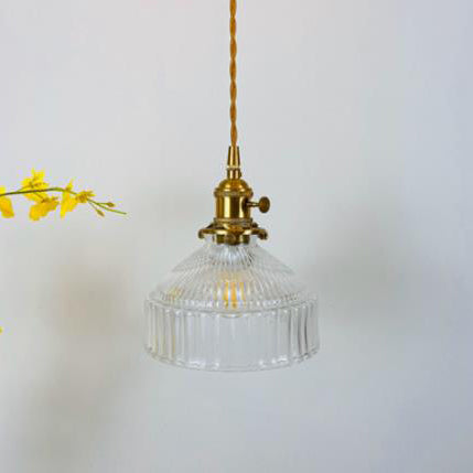 Industriële Hanglamp met Glas & Metaal Design