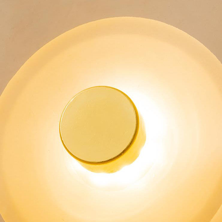 Moderne LED Wandlamp – Glas & IJzer in Grijs, Blauw of Amber