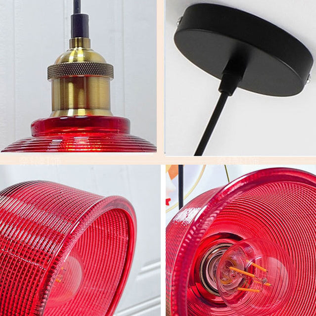 Moderne Glazen Hanglamp met Creatief Design