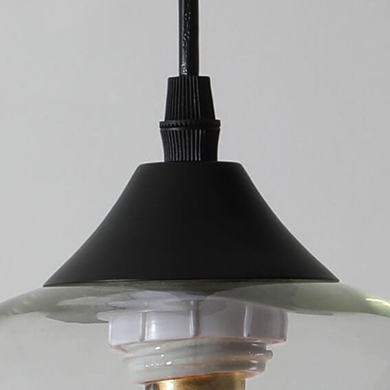 Moderne Glazen Hanglamp in Meerdere Kleuren met Bolvormig Design