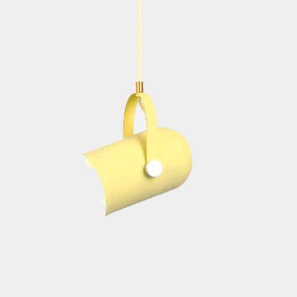 Modern Colorful Aluminum Pendant Lamp with Scandinavian Design – 1-light – E26