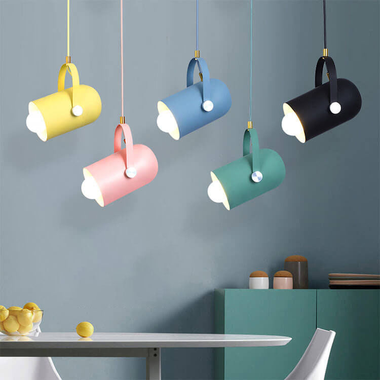 Moderne Kleurrijke Aluminium Hanglamp met Scandinavische Design – 1-licht – E26