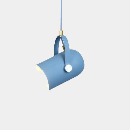 Modern Colorful Aluminum Pendant Lamp with Scandinavian Design – 1-light – E26