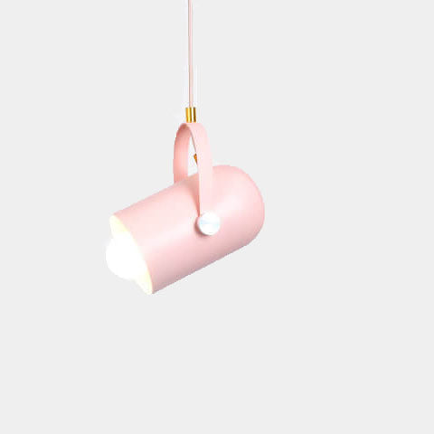 Modern Colorful Aluminum Pendant Lamp with Scandinavian Design – 1-light – E26