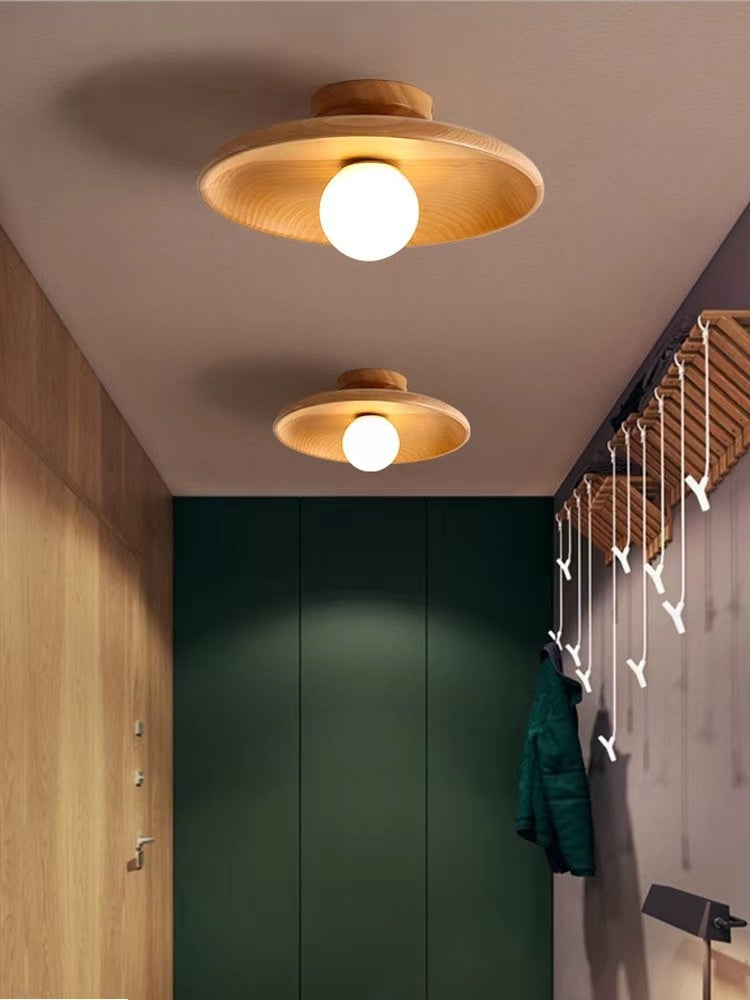 Tiko - Tijdloze Japandi Plafondlamp voor Binnen en Buiten