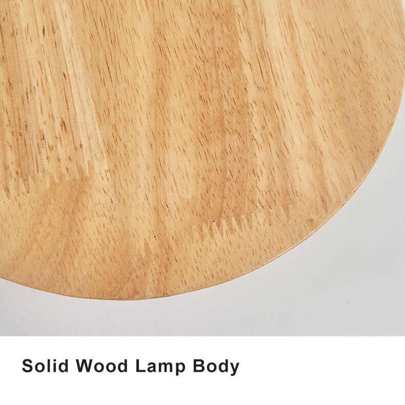 Moderne Houten LED Wandlamp – Minimalistisch Design – Voor Woonkamer, Slaapkamer & Studiekamer