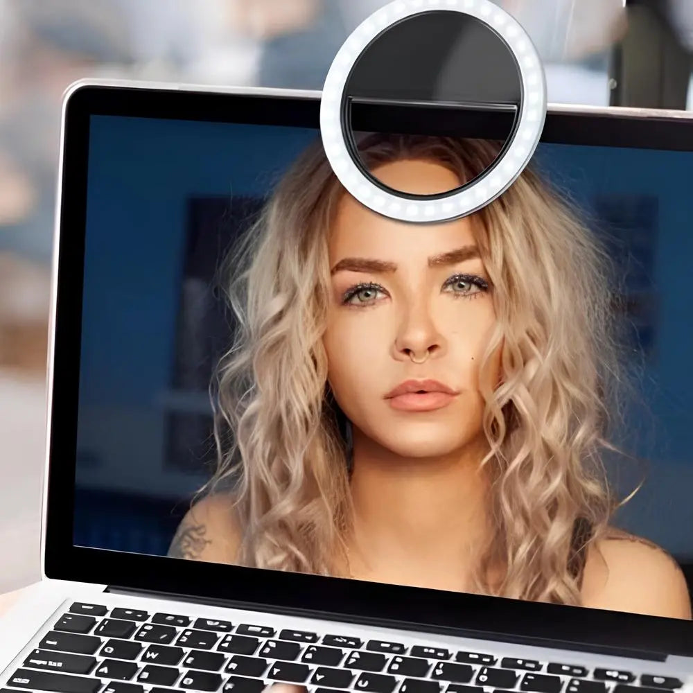 Selfie Ring Light – Compact Clip-On Lamp for Perfect Photos & Videos