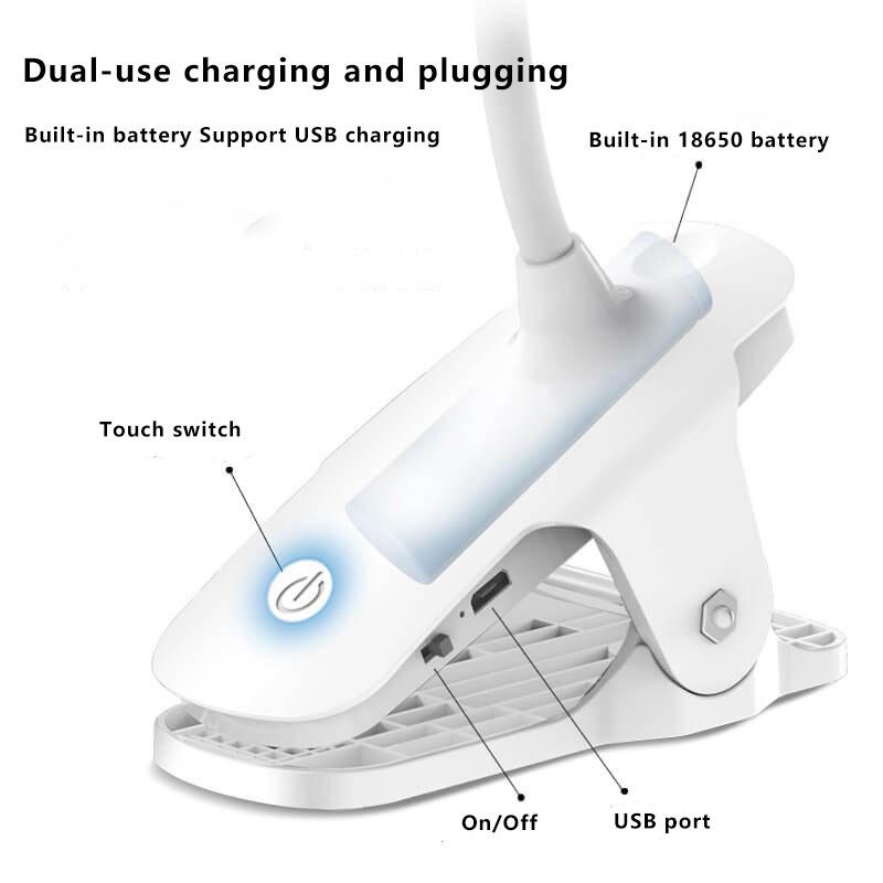 Moderne Witte Tafellamp van ABS & PP – Minimalistisch Design