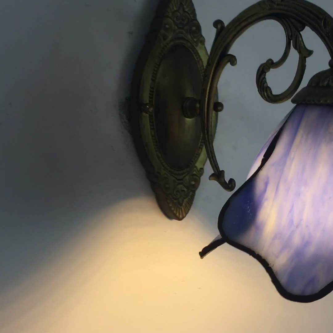 Designer Wandlamp van Glas en IJzer – Meerdere Kleuren