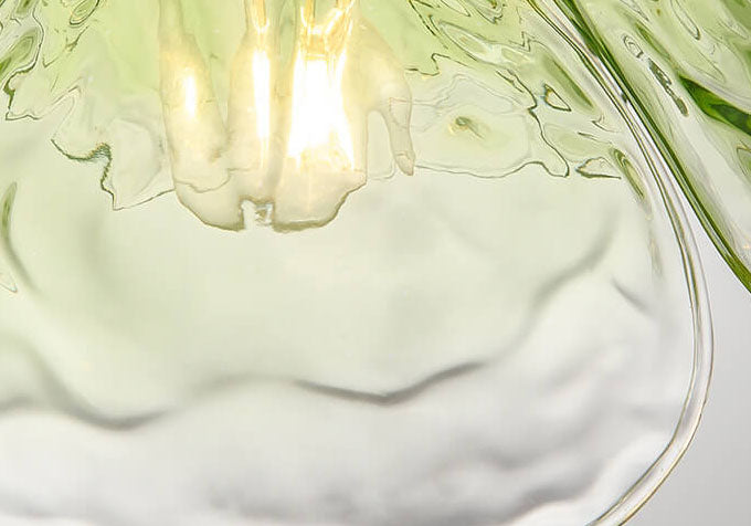 Moderne Glazen Hanglamp – Blauw, Groen of Roze – E26 Fitting