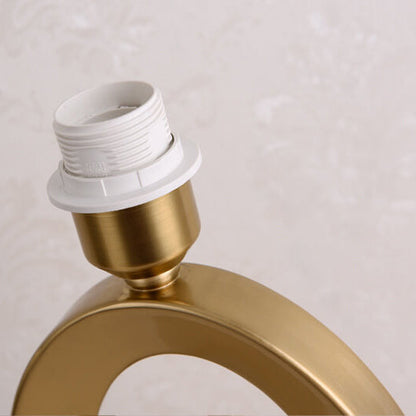 Moderne Tafellamp – Zwart, Wit of Goud met Stoffen Kap en E26 Fitting