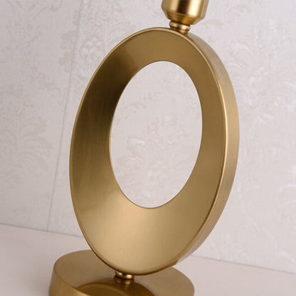 Moderne Tafellamp – Zwart, Wit of Goud met Stoffen Kap en E26 Fitting