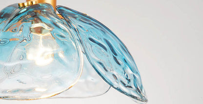 Moderne Glazen Hanglamp – Blauw, Groen of Roze – E26 Fitting