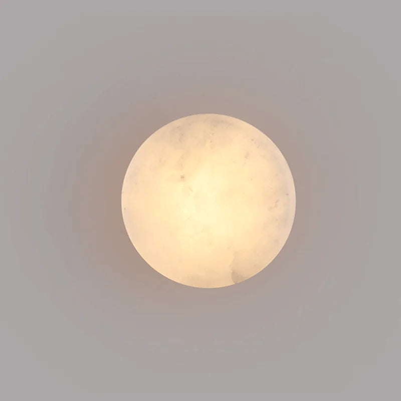 Luxe Marmeren Wandlamp met Tijdloze Scandinavisch Design