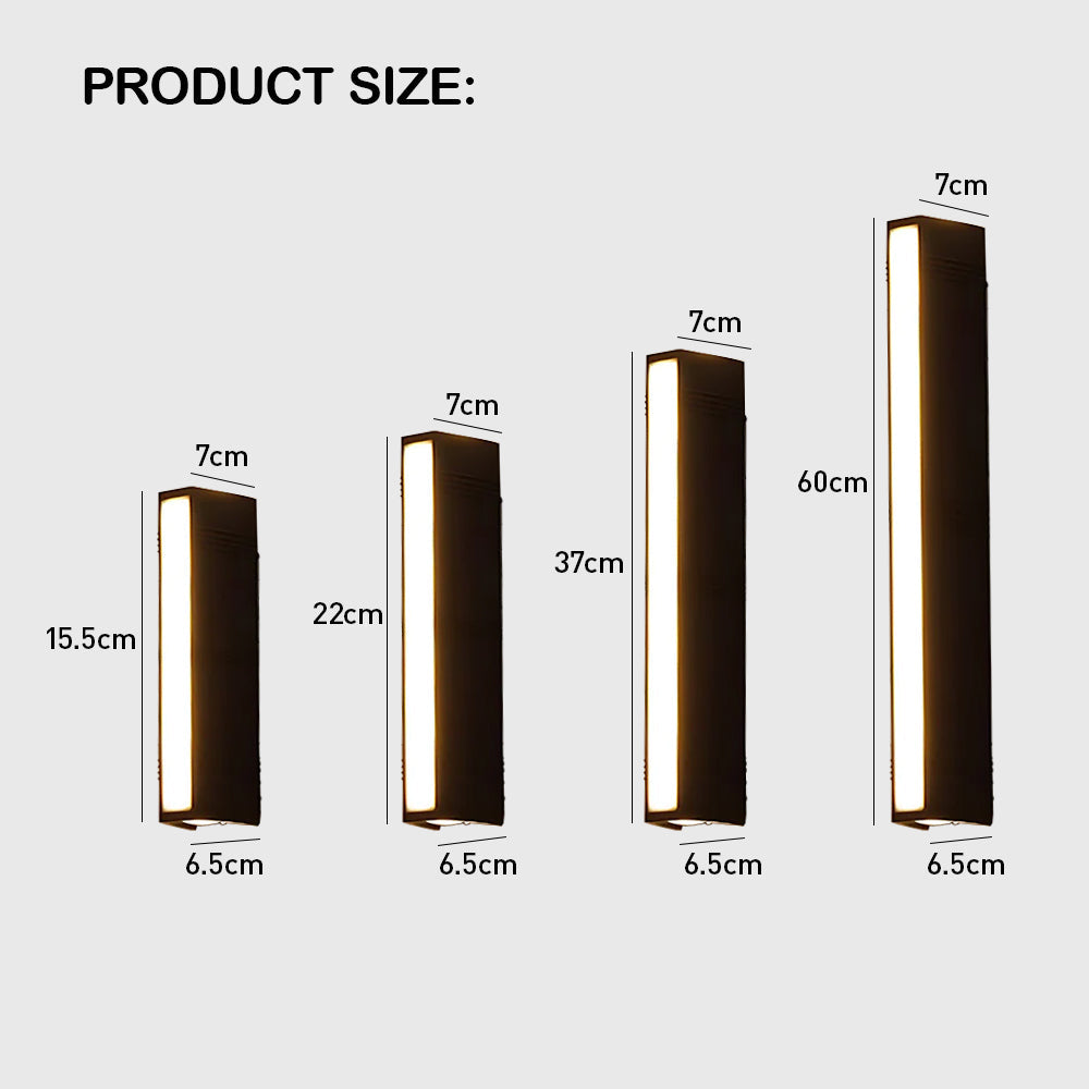 Stilo – Longtube Buitenlamp Muur met Geïntegreerde LED & Modern Design