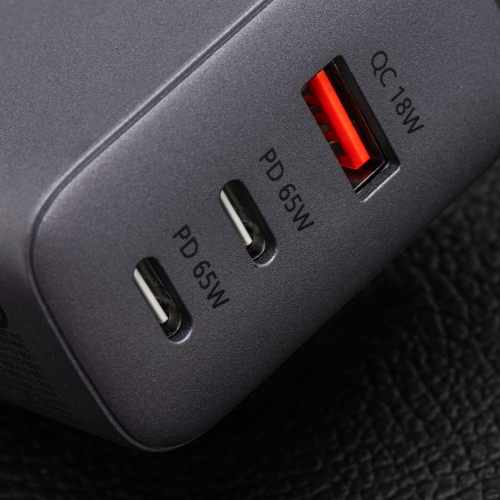 Lumio - 65W GaN Snellader – USB-C & USB-A - Compact & Krachtig