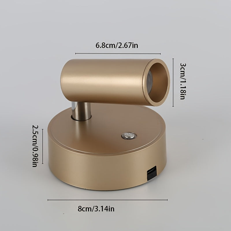 Moderne Magnetisk Væglampe – USB Opladelig og Trådløs