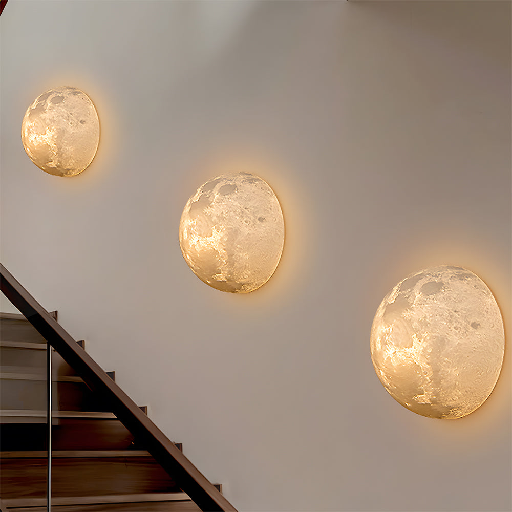 Ronde Wandlamp – Maanlicht & Sfeervol