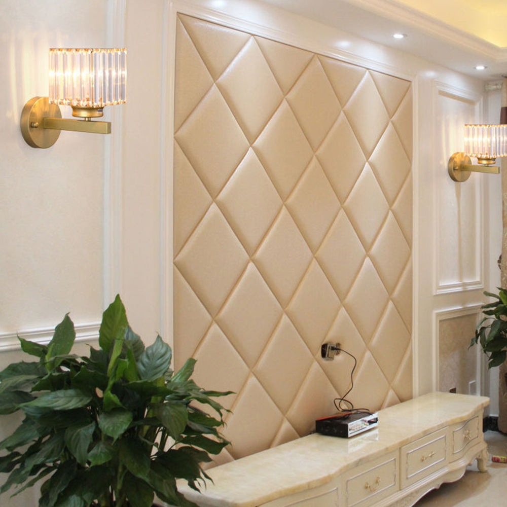 Luca – Wandlamp met Glazen Kap & Matzwarte Basis