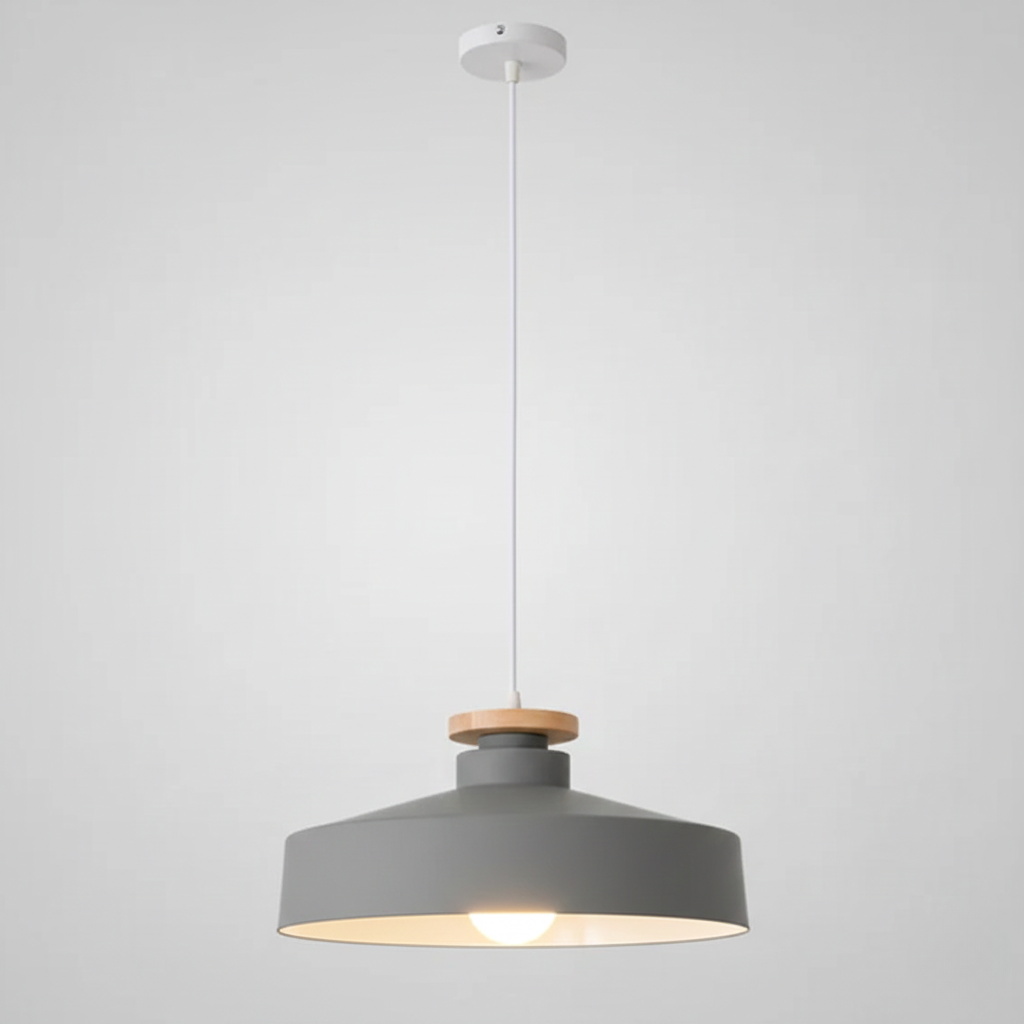 Scandinavische Houten Hanglamp – Modern & Warm