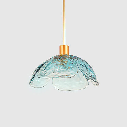 Moderne Glazen Hanglamp – Blauw, Groen of Roze – E26 Fitting