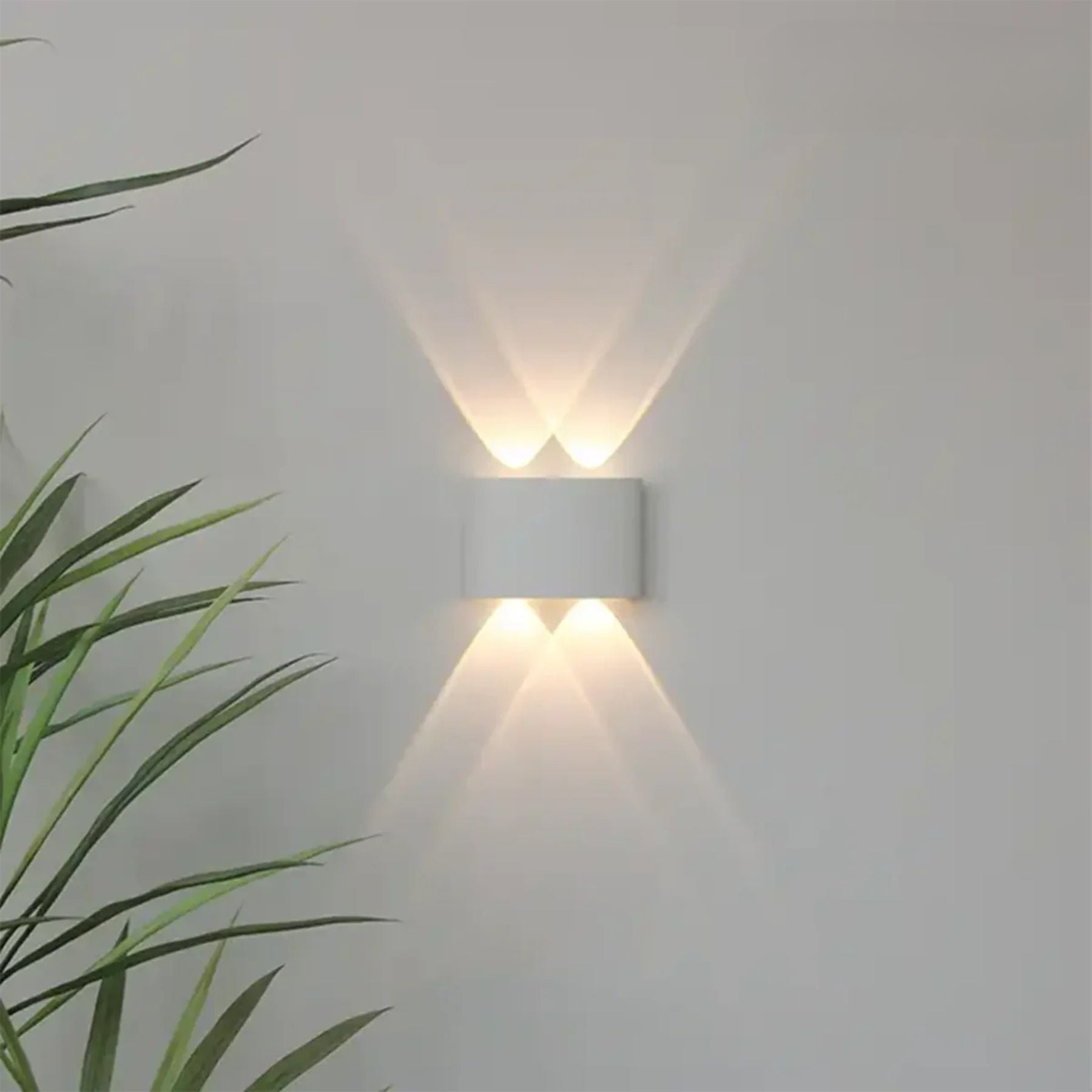 LED Wandlamp voor Binnen & Buiten – Wit of Zwart