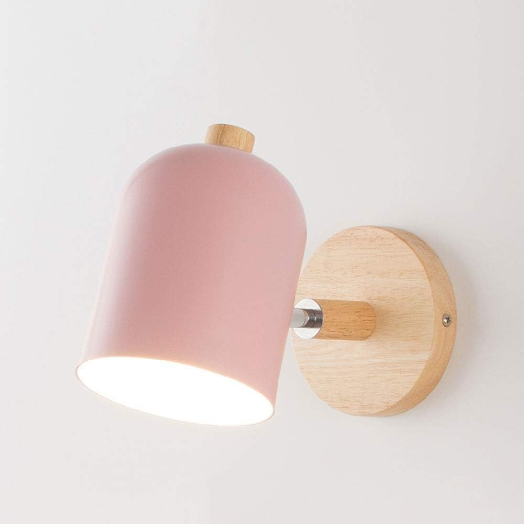Sölde - Scandinavische Houten LED wandlamp met warm licht