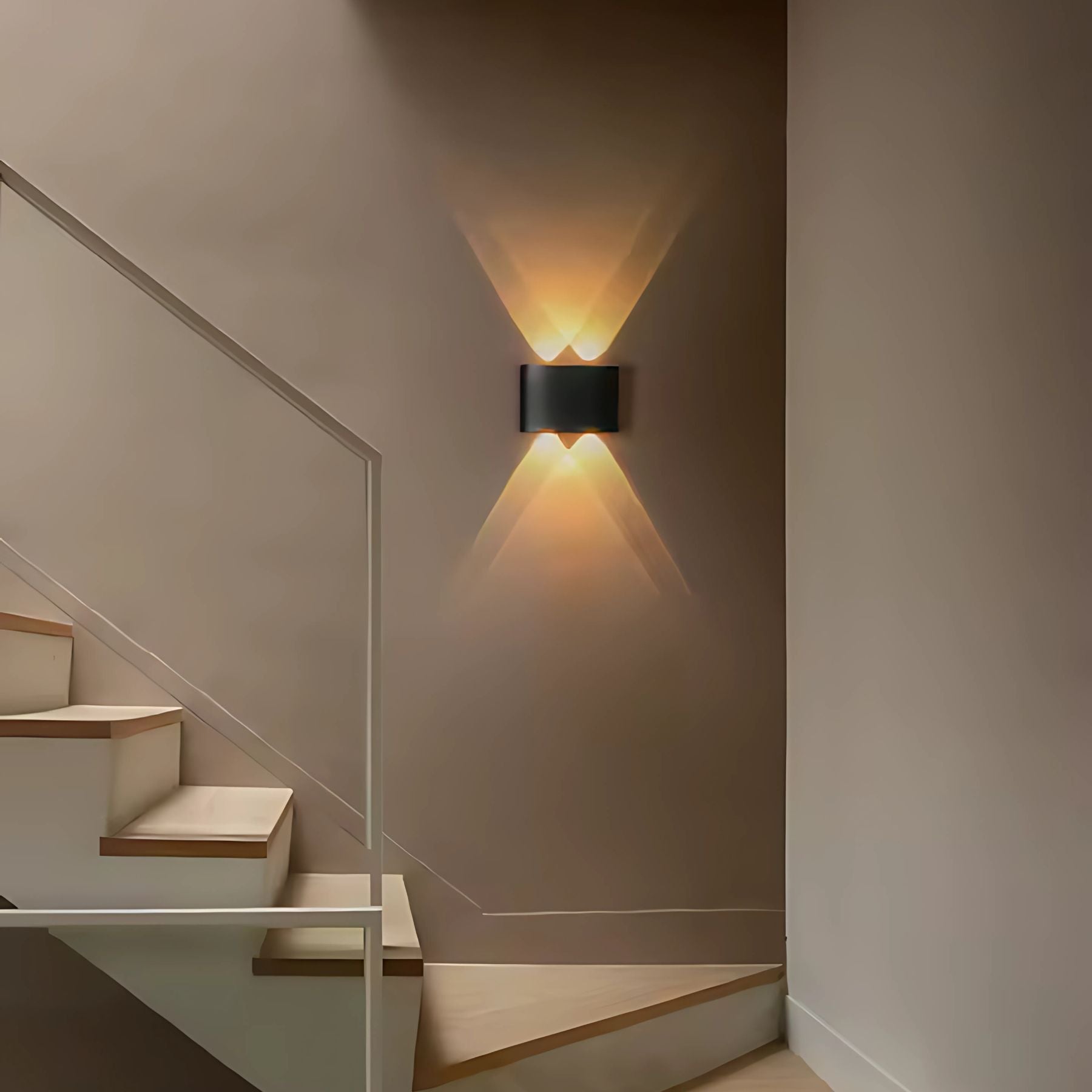 LED Wandlamp voor Binnen & Buiten – Wit of Zwart