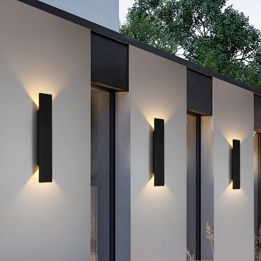 Moderne aluminium buitenlamp met waterdicht LED-ontwerp