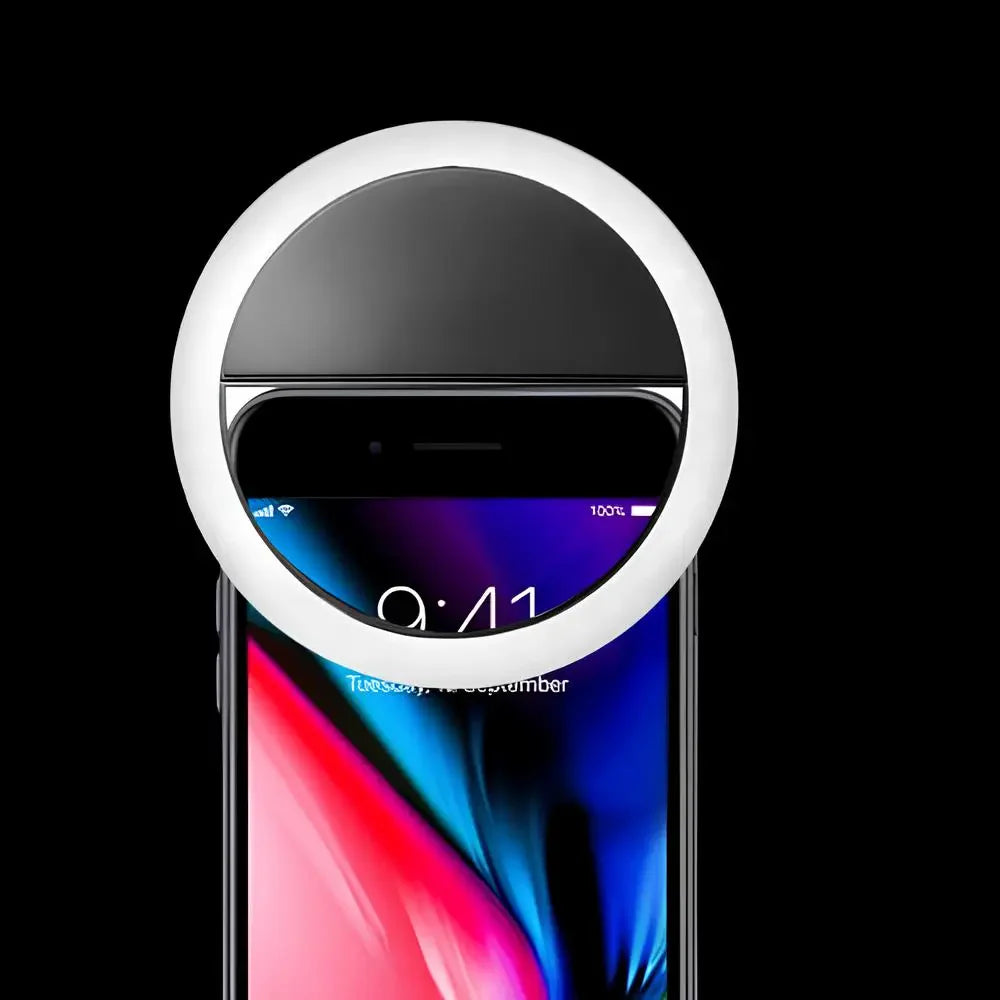 Selfie Ring Light – Compact Clip-On Lamp for Perfect Photos & Videos