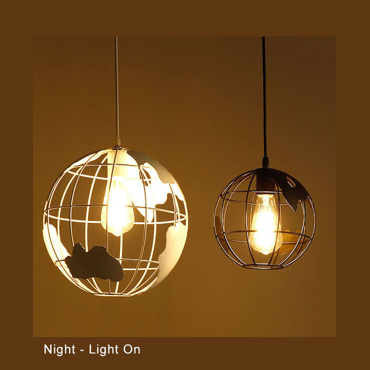 Industriële Wereld Hanglamp – Zwart of Wit – E26 Fitting