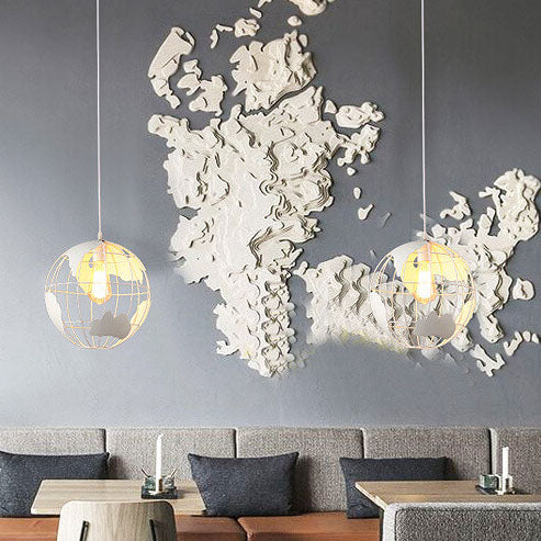 Industriële Wereld Hanglamp – Zwart of Wit – E26 Fitting