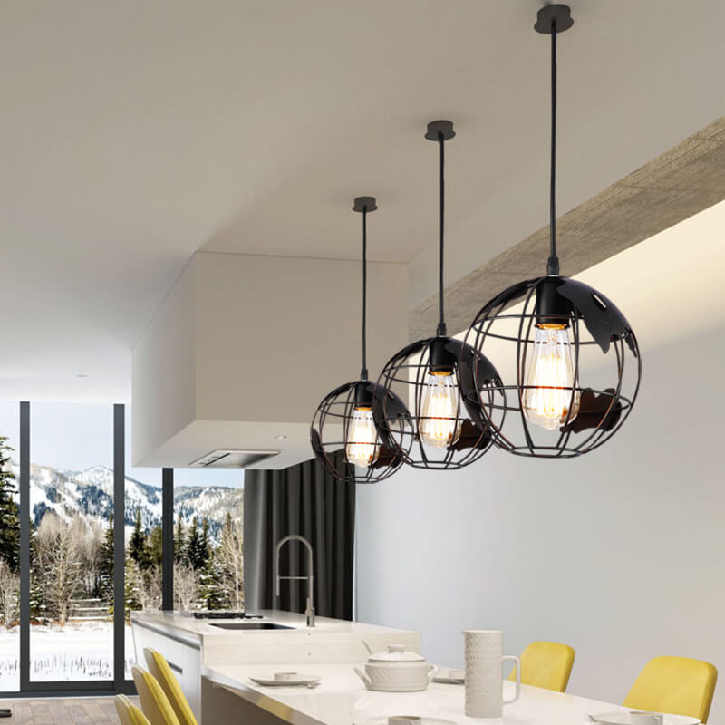 Industriële Wereld Hanglamp – Zwart of Wit – E26 Fitting