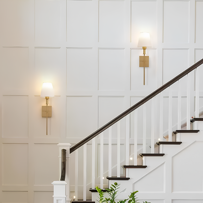 Alva - Classic Elegante Wandlamp draadloos met vintage luxe & afstandsbediening