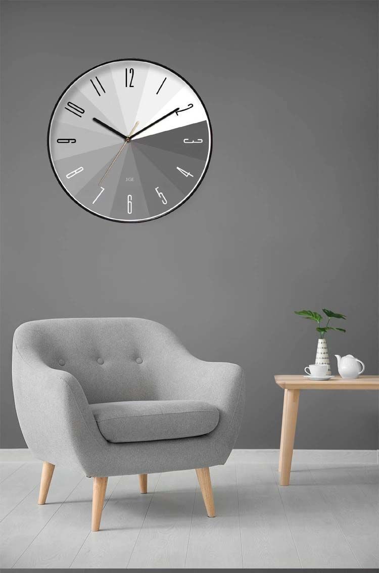 Moderne Wandklok 35 cm – Minimalistisch Ontwerp & Stil Kwartsuurwerk